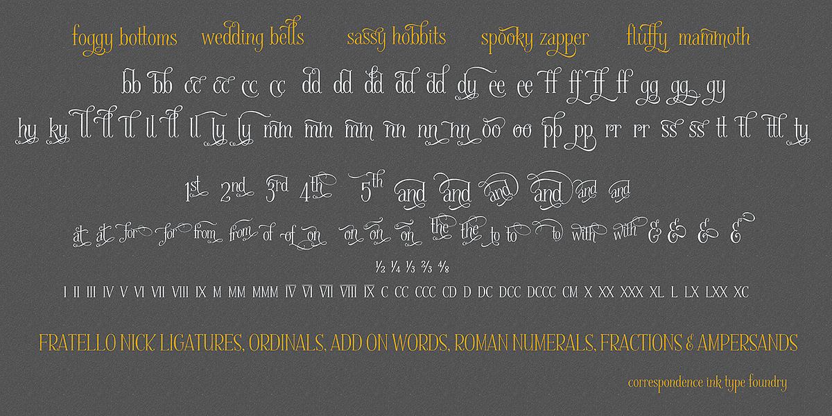 Fratello Nick, a Handwritten Font by Correspondence Ink (Photo 2 of 23)