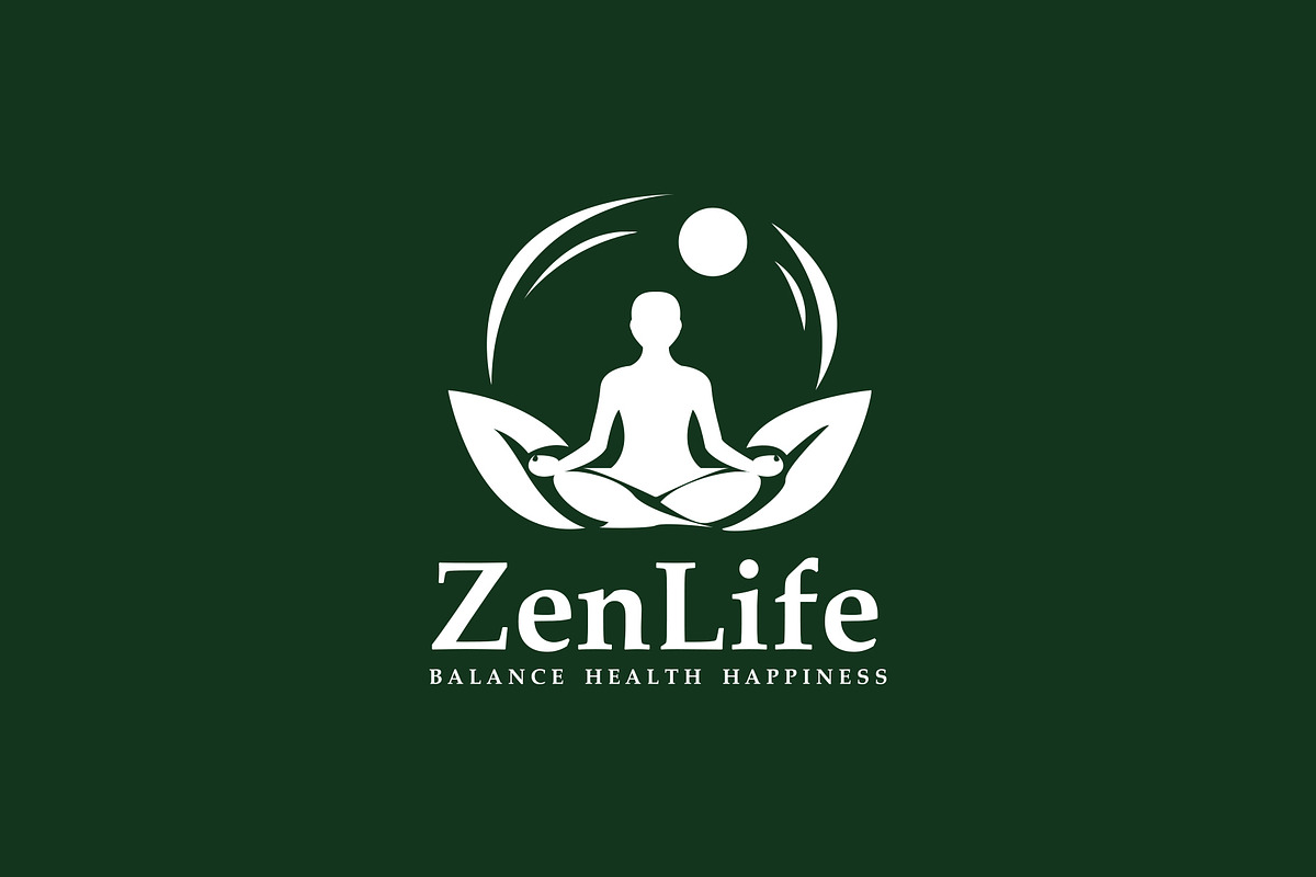 ZenLife Wellness Logo Template, a Branding & Logo Template by SANB (Photo 2 of 3)