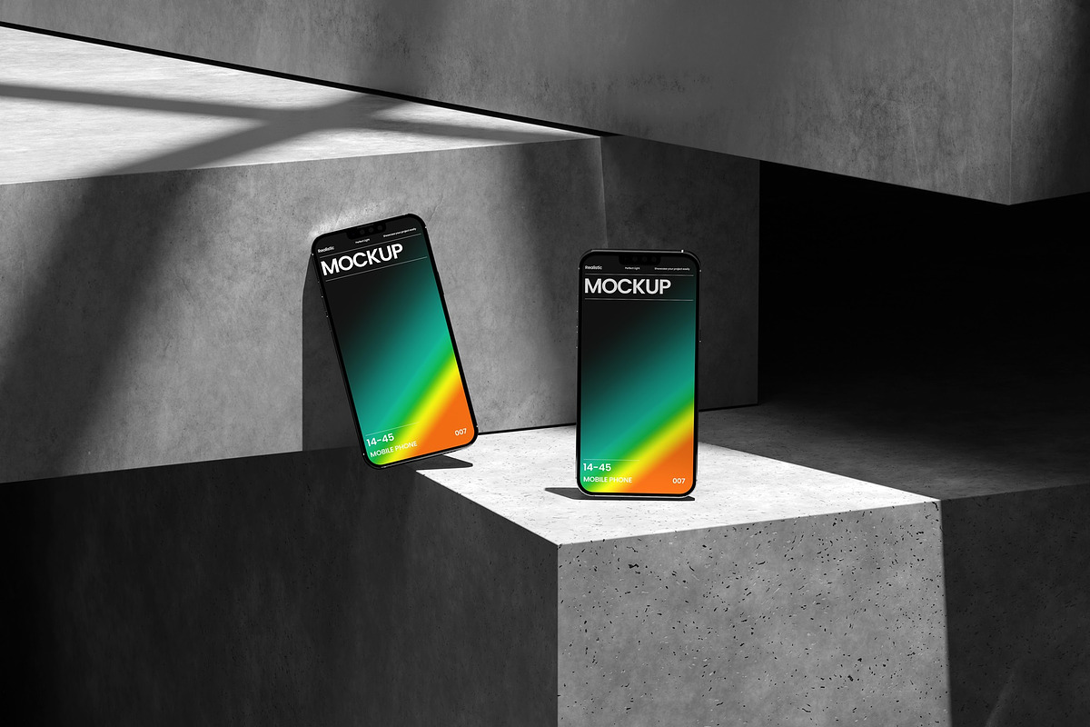10 PSD Concret Iphone Mockup, an iPhone Mockup by East Gallery (Photo 6 of 10)