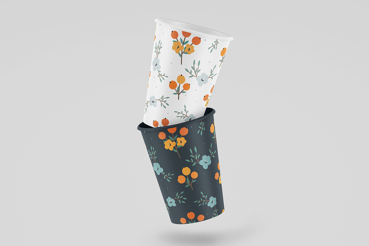 Botanical seamless pattern, a Pattern Graphic by hanifa_design (Photo 2 of 8)