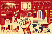 Russian revolution 100 years set, a Background Graphic by Tashal (Thumbnail 2 of 2)