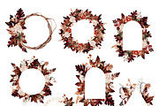 Watercolor Clipart - MAHOGANY FALL, a Decorative Illustration by Beigetime (Thumbnail 10 of 15)