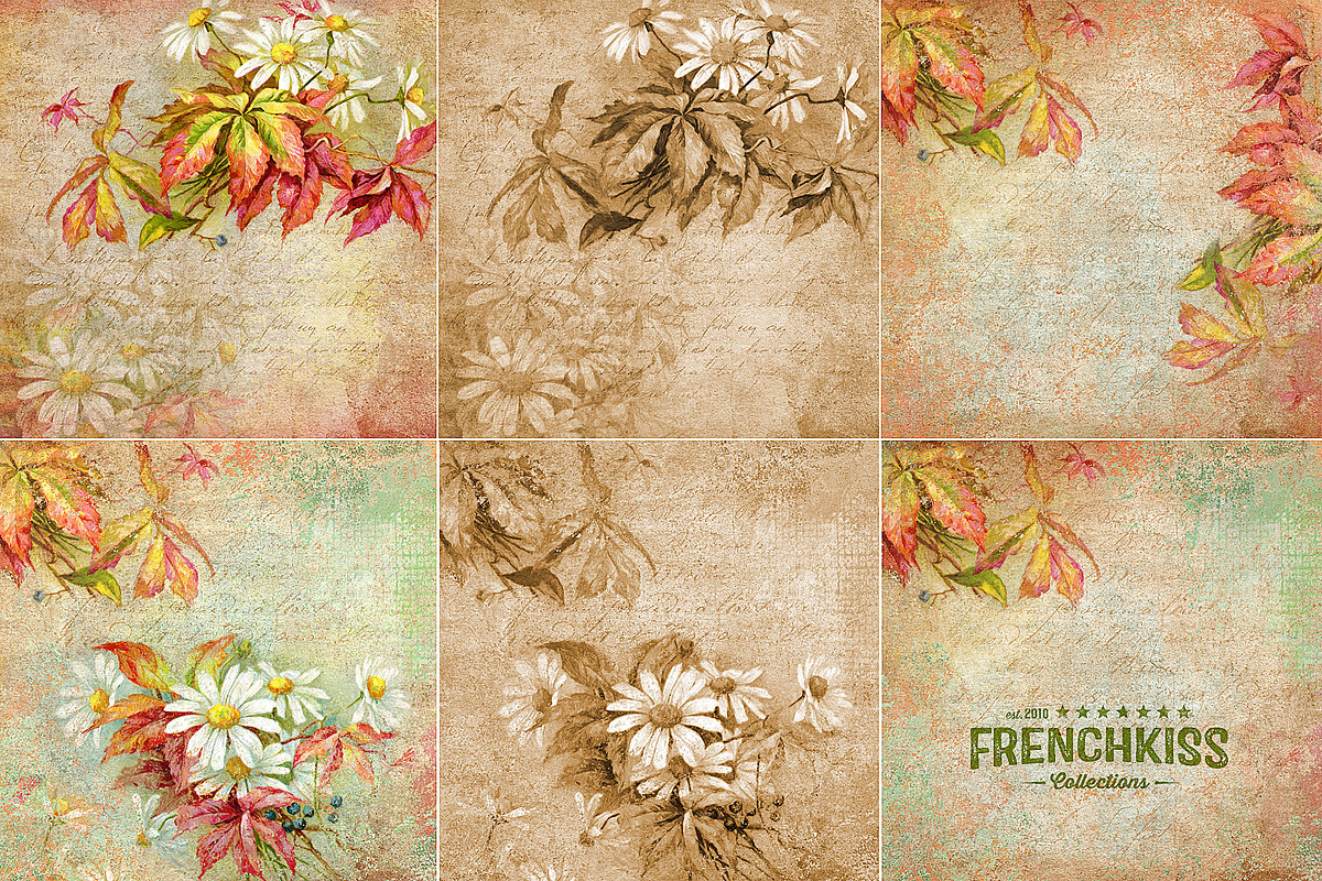 French September Papers, a Texture Graphic by French Kiss Collections (Photo 2 of 4)
