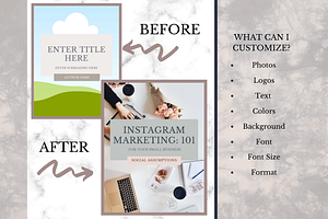 Lead Magnet EBook Template For Canva