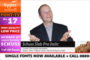SchussSlabProItalic No.17 (1 Font), a Slab Serif Font by typic schuss (Thumbnail 3 of 7)