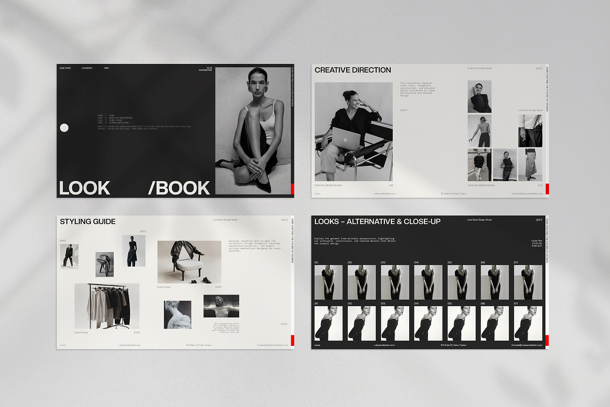 RUBE | LookBook Presentation, a Presentation Template by CreativexGenius (Photo 6 of 9)
