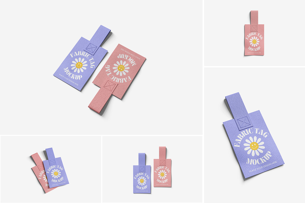 Fabric Tag Mockup, a Product Mockup by Indah (Photo 1 of 6)