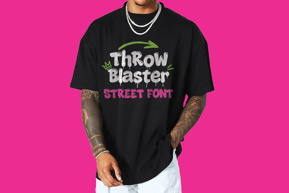 Bubble Graffiti Font, a Script Font by Art StoreID (Photo 7 of 12)