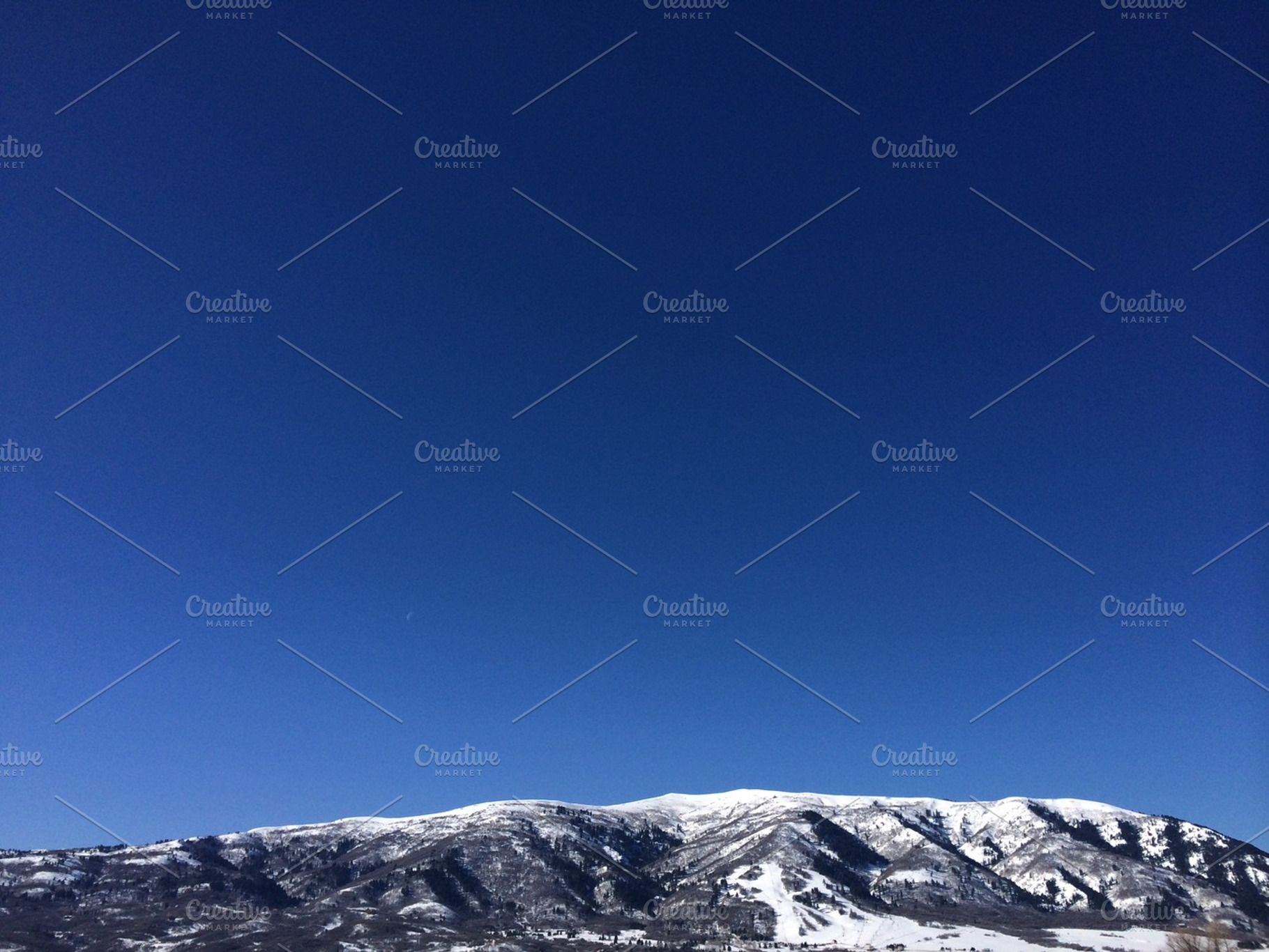 Snow Covered Mountain Stock Photo Containing Winter And Snow