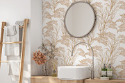 Golden Blossom Flowers, a Pattern Graphic by MalyskaStudio (Thumbnail 2 of 12)