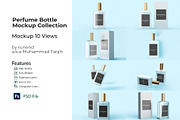 Perfume Bottle Mockup Collection, a Product Mockup by Runend (Thumbnail 1 of 9)