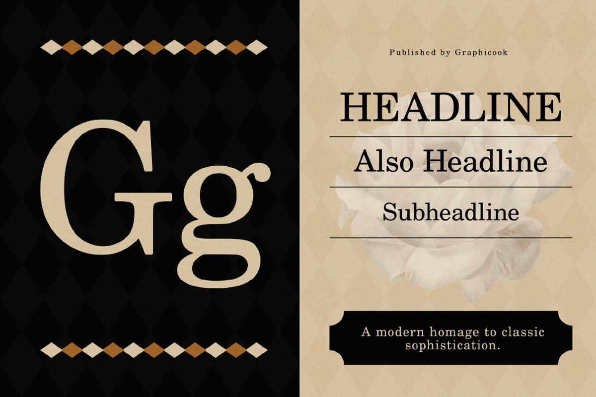 Nostifold, a Serif Font by graphicook (Photo 8 of 10)
