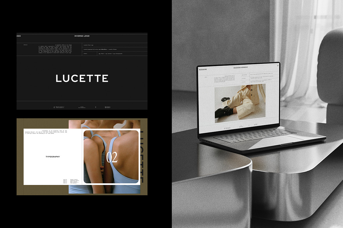 Lucette | Brand Guidelines, a Presentation Template by Studio Standard (Photo 4 of 12)