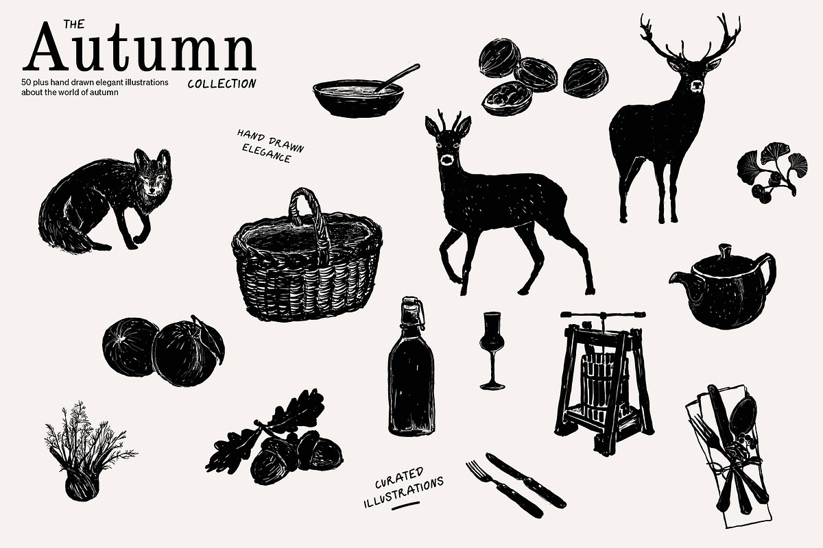 The Autumn Collection Illustrations, an Illustration by dicreate (Photo 4 of 15)