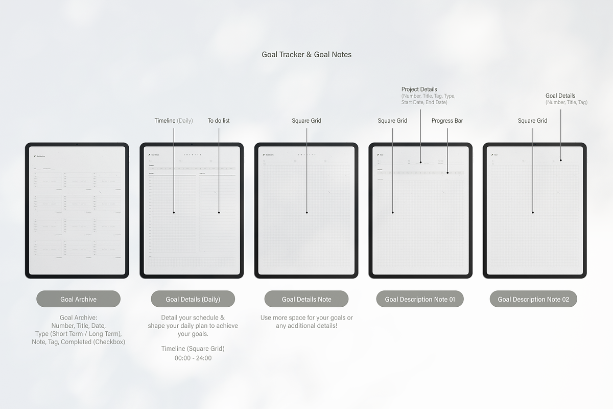 Digital Planner 2024 | Paper Texture, an App Template by SydneyYeom (Photo 6 of 11)