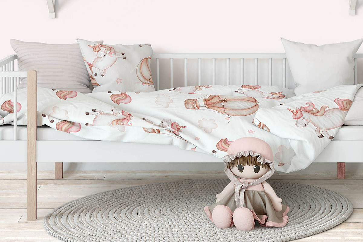 Unicorn Sweet Dreams Set, an Object Illustration by Eva Katerina (Photo 6 of 8)