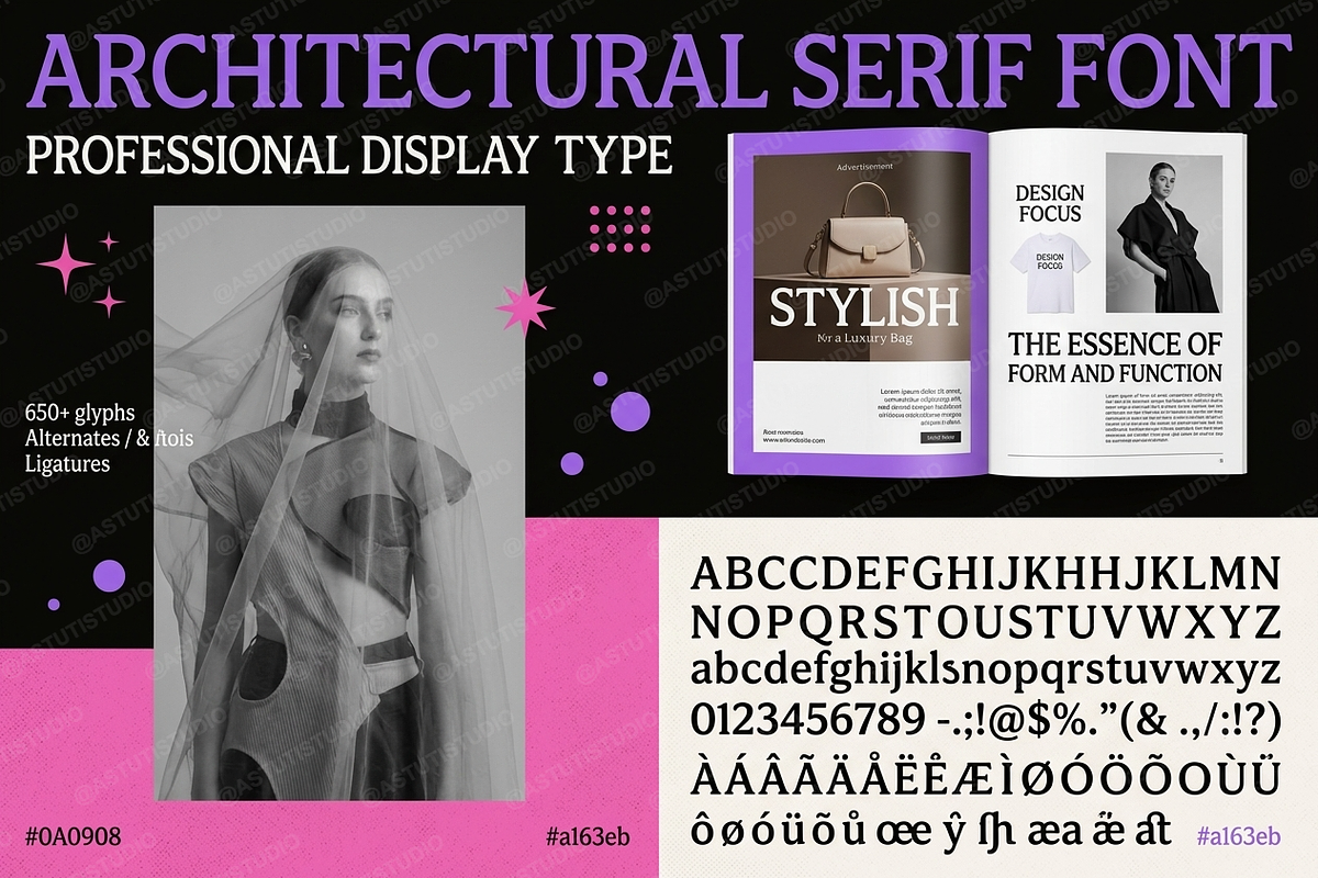 Cihu - Modern Elegant Serif, a Serif Font by Astuti Studio (Photo 7 of 25)