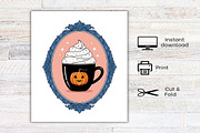 Halloween Cute Frame Clipart Bundle, an Illustration by Canvas Craft (Thumbnail 7 of 7)