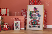Christmas frame mockup bundle —MERRY, a Product Mockup by SoleilHomeMockups (Thumbnail 4 of 12)