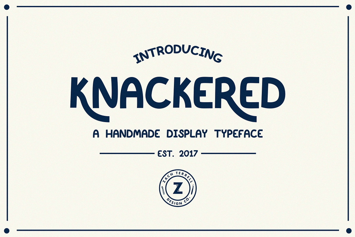 Knackered Font