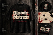Bloody Distress Bold. Gritty., a Sans Serif Font by Wow Magic (Thumbnail 4 of 4)