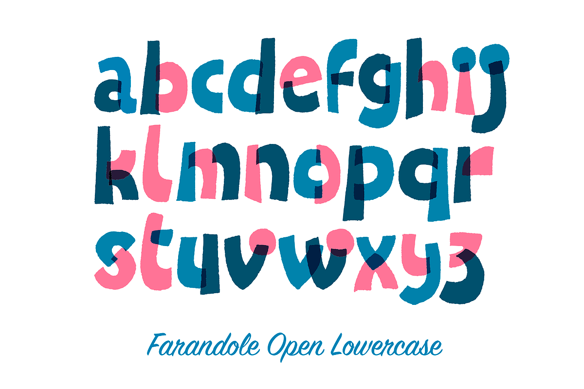 Farandole Layered Color Font 30%OFF preview 7