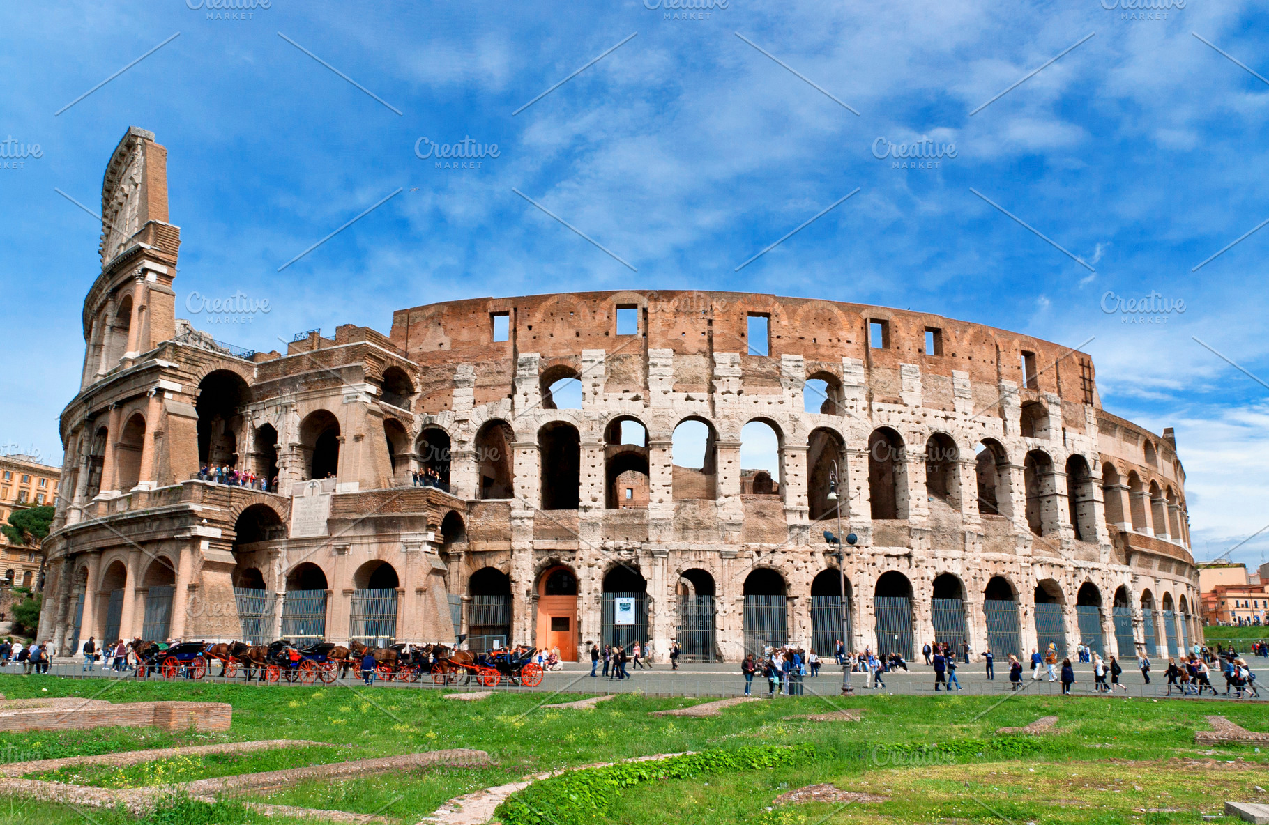 The Colosseum in Rome, Italy, an Architecture Photo by Irina Moskalev