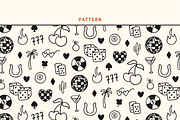 Las Vegas Vector Icon Illustrations, an Outline Icon by Pink Tiger Creative (Thumbnail 3 of 5)