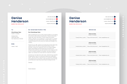 Resume Template Denise, a Resume Template by Olympia Resume (Thumbnail 4 of 5)