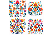 Prompt Mexican Folk Clipart, a Decorative Illustration by Creative design (Thumbnail 5 of 7)