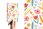Hand drawn floral seamless patterns, a Pattern Graphic by hanifa_design (Thumbnail 8 of 10)