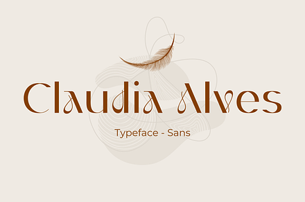 Claudia Alves, a Sans Serif Font by DYSA Studio