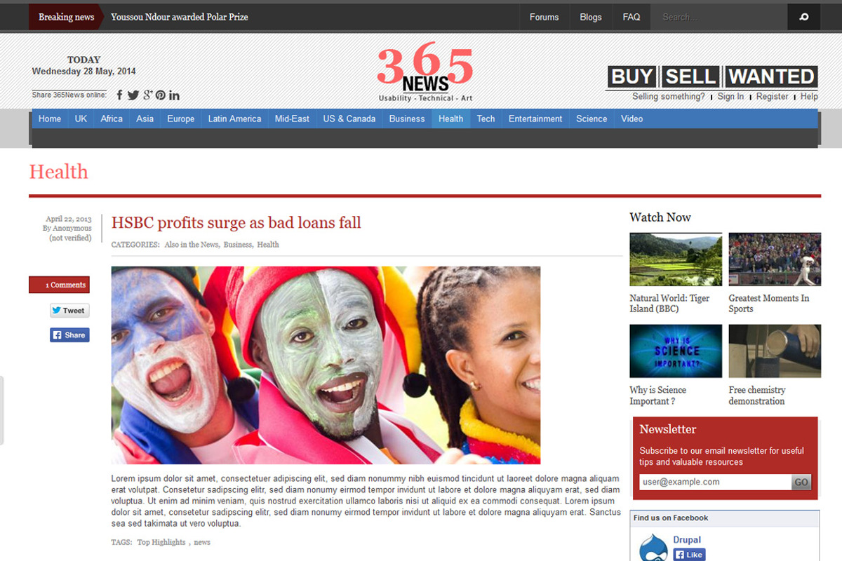 News, a Websites & App Template by WeebPal Corp (Photo 4 of 4)