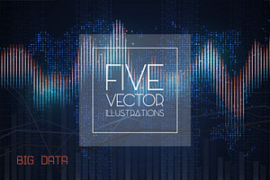Abstract infographics visualization