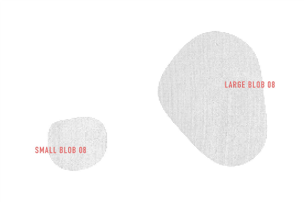Halftone Blob Textures, a Texture Graphic by GhostlyPixels (Photo 12 of 14)