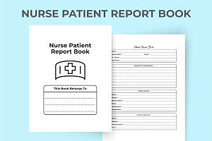 Patient Report Book KDP Interior