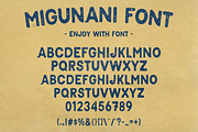 Migunani Typeface, a Sans Serif Font by Oldden Works (Thumbnail 2 of 5)