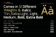 Aurisma - Sans serif font family, a Sans Serif Font by Artistic & Unique (Thumbnail 3 of 15)