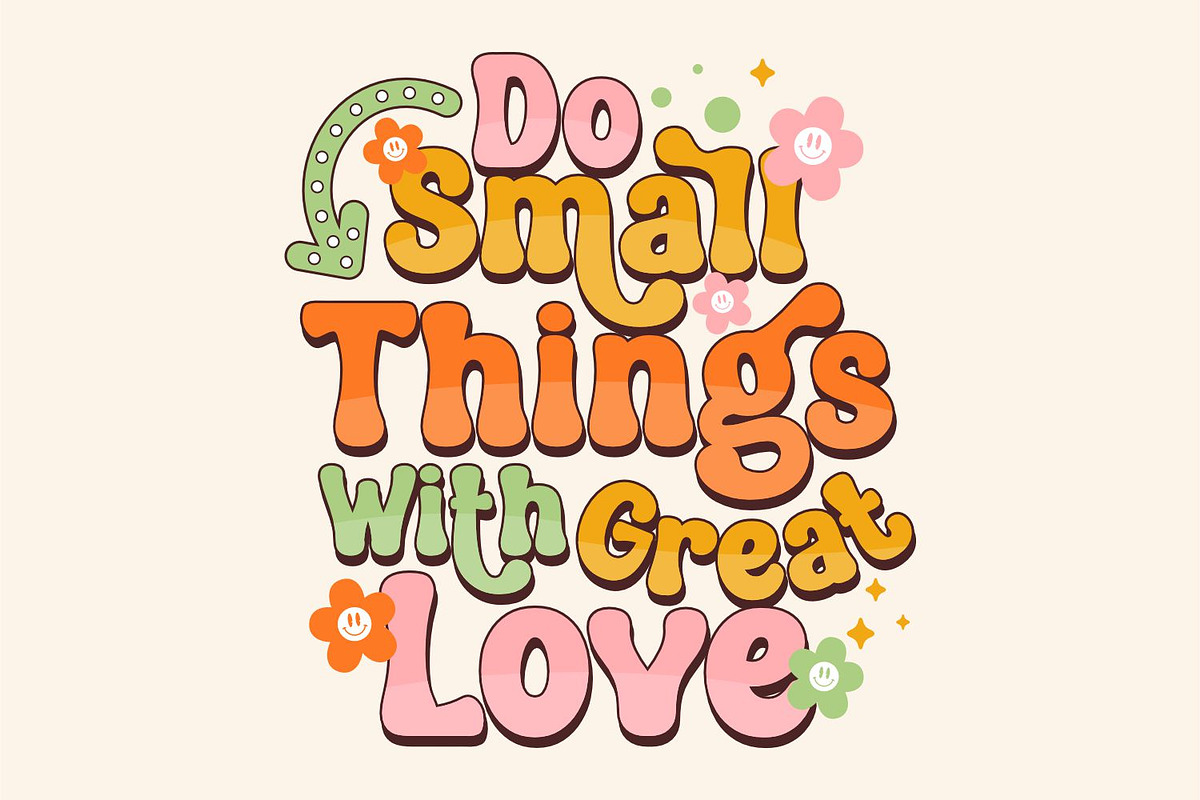 Beauty Smile - Cute Groovy Font, a Handwritten Font by Keithzo (Photo 2 of 8)