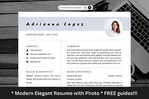 Simple ATS friendly Minimalist CV, a Resume Template by The Career Lab