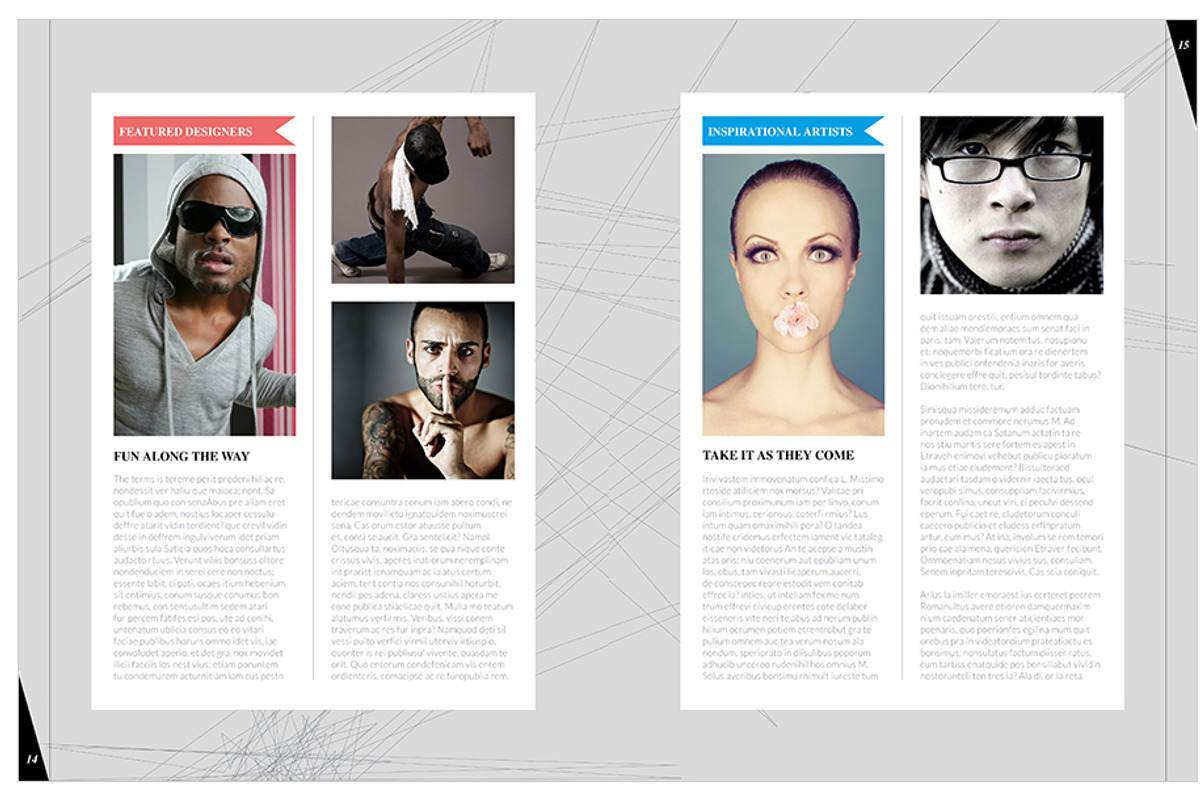 Magazine Template InDesign 12, a Magazine Template by Love Graphic Design (Photo 16 of 20)