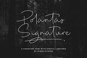 Polantas Signature Font, a Handwritten Font by Siwox Studios (Thumbnail 1 of 12)