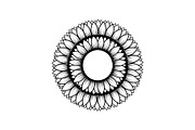 Floral Mandala Circle Frame Bundle, an Illustration by Gaye Art (Thumbnail 22 of 51)