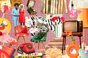 Retro 80s Aesthetic Collage Kit, an Object Graphic by Anzhelika (Thumbnail 3 of 9)