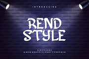 RendStyle, a Serif Font by riotama85 (Thumbnail 1 of 5)