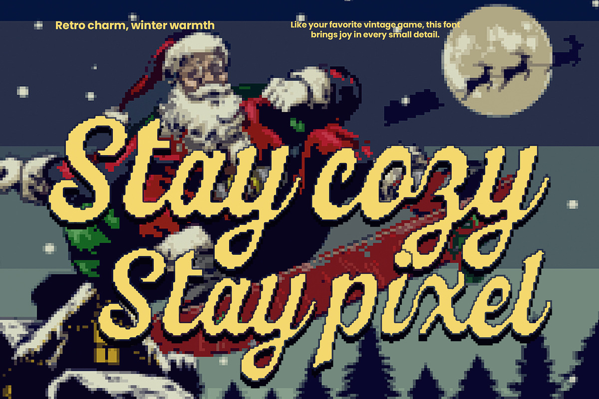 Pixelitta - Pixel Script Font, a Script Font by Inviline.co (Photo 6 of 9)