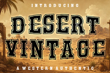 Desert Vintage - Western font