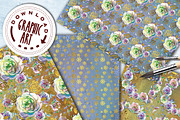 DIGITAL PAPER PATTERNS PACK, a Pattern Graphic by Download Graphic Art (Thumbnail 2 of 5)
