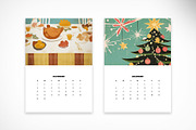 Retro Illustrated Wall Calendar 26, a Print Template by McLittle Stock (Thumbnail 7 of 9)