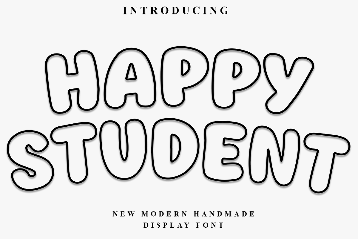 Happy Student, a Script Font by FreshTypeINK (Photo 1 of 8)